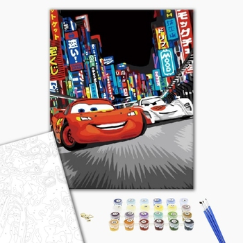 Картина по номерам Мультфільми, комікси, аніме - Тачки - 2