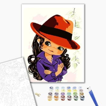 Картина по номерам Мультфільми, комікси, аніме - Маленькая кобита