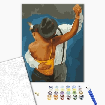 Картина по номерам Люди на картинах - Пристрастие в танце