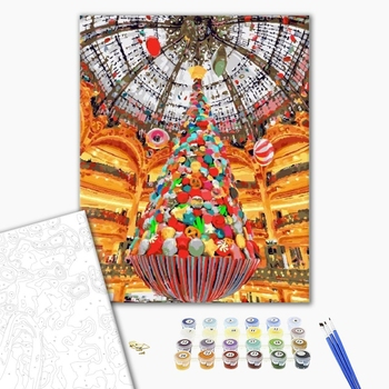 Картина по номерам Авторські колекції - Новий рік в Галереї Лафайєт