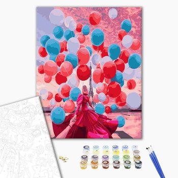 Картина по номерам Авторські колекції - Слідуй за мною. Кулі парижа