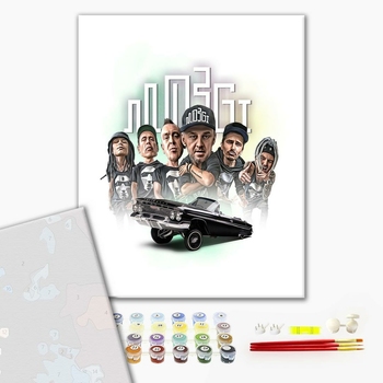 Картина по номерам MOZGI Entertainment - MOZGI Група