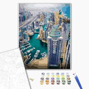 Картина по номерам Города - Дубай