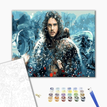 Картина по номерам Мультфільми, комікси, аніме - Игры престолов. Джон Сноу