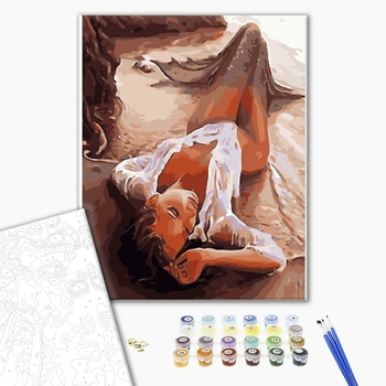 Картина по номерам Люди на картинах - Невероятная русалка