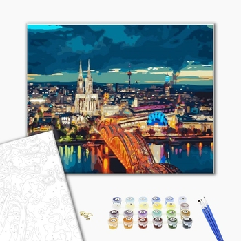 Картина по номерам Города - Панорама міста