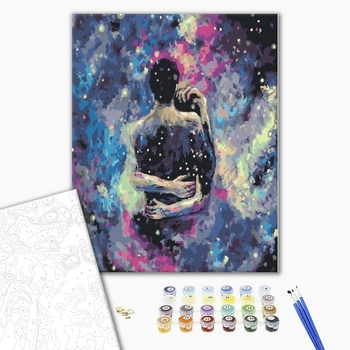 Картина по номерам Люди на картинах - Космічна любов