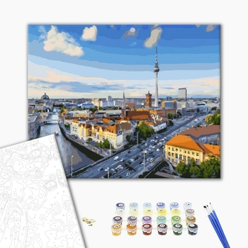 Картина по номерам Города - Вид на Берлін