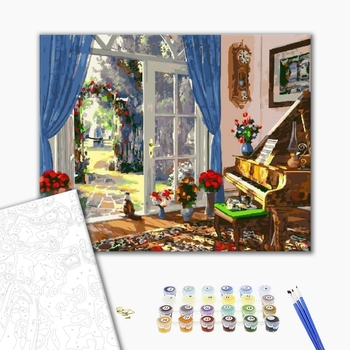 Картина по номерам Пейзажі - Уютный творческий дом