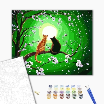 Картина по номерам Тварини, птахи та риби - Мартовские кошки