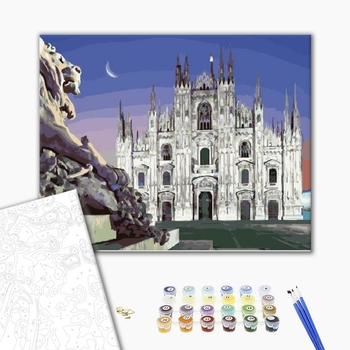 Картина по номерам Города - Нічний Дуомо