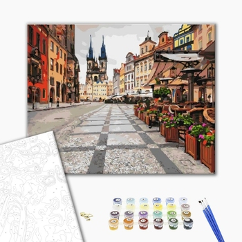 Картина по номерам Города - Празькі вулиці