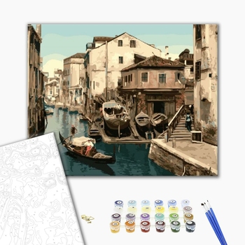 Картина по номерам Города - Канал Венеції