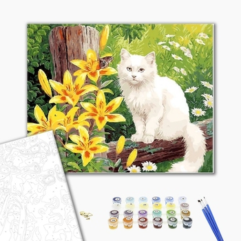 Картина по номерам Тварини, птахи та риби - Снежок в лесу