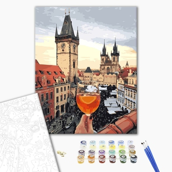 Картина по номерам Авторські колекції - Апероль в Празі