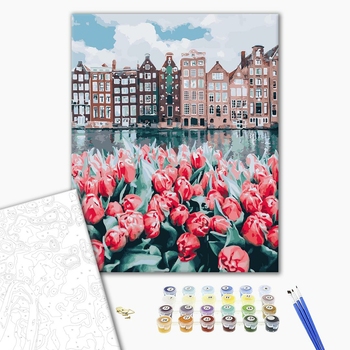 Картина по номерам Для початківців - Квіти Амстердама