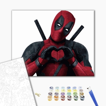 Картина по номерам Мультфільми, комікси, аніме - Дедпул