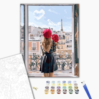 Картина по номерам Авторські колекції - Мадмуазель Париж