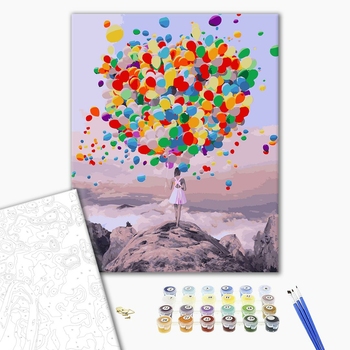 Картина по номерам Авторські колекції - Яскраві кульки