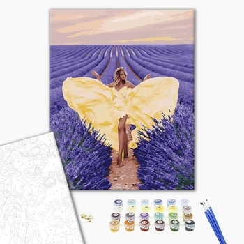 Картина по номерам Авторські колекції - Очарование в лавандовом поле