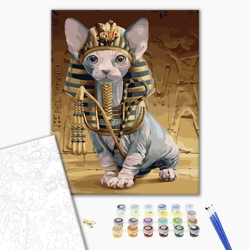 Картина по номерам Тварини, птахи та риби - Кошка император