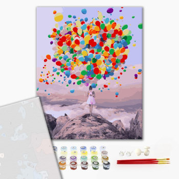 Картина по номерам Преміум картини - Буйство шаров