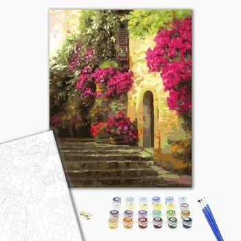 Картина по номерам Города - Італійський дворик