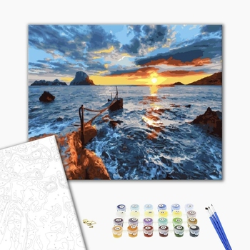 Картина по номерам Природа - На заході