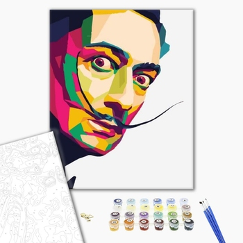 Картина по номерам Авторські колекції - Сальвадор Далі в геометрії