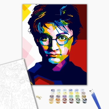 Картина по номерам Авторські колекції - Гаррі Поттер в геометрії