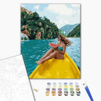 Картина по номерам Авторські колекції - Тропічний заплив