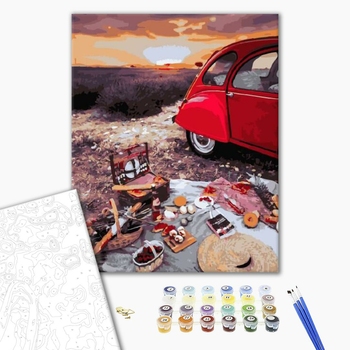 Картина по номерам Авторські колекції - Затишне містечко на заході