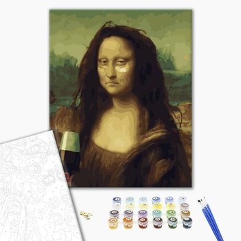Картина по номерам Авторські колекції - Ранок Мони Лізи 21 століття