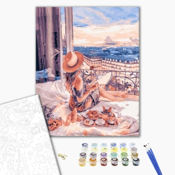 Картина по номерам Авторські колекції - Кращий захід у її житті