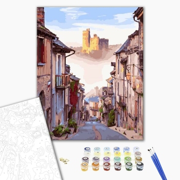 Картина по номерам Авторські колекції - Вуличка старого міста