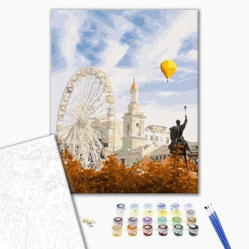 Картина по номерам Города - Київ. Контрактова площа