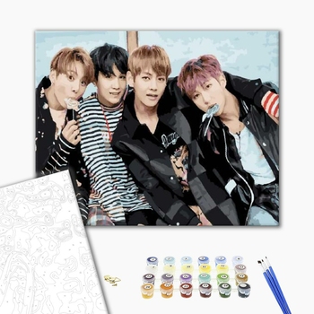 Картина по номерам Авторські колекції - Bangtan Boys. BTS