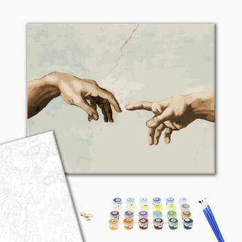 Картина по номерам Репродукції художників - Створення Адама