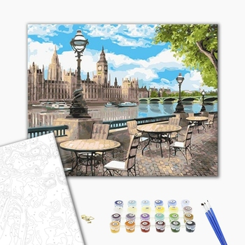 Картина по номерам Города - Набережна Лондона