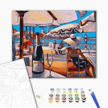 Картина по номерам Авторські колекції - Бар на узбережжі