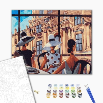 Картина по номерам Авторські колекції - Подруги на Бранчі