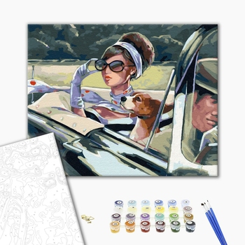 Картина по номерам Авторські колекції - В кабріолеті