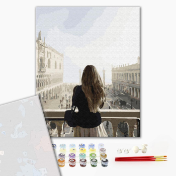 Картина по номерам Преміум картини - Діана біля мечеті