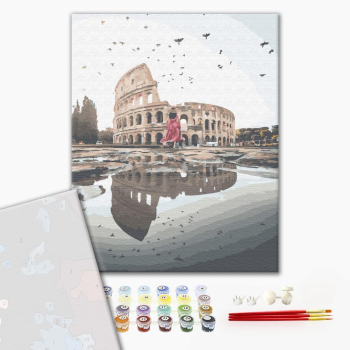 Картина по номерам Преміум картини - Відображення Риму