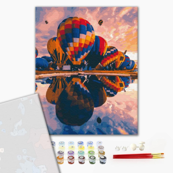 Картина по номерам Преміум картини - Запуск шаров