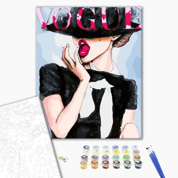 Картина по номерам Люди на картинах - Модная штучка