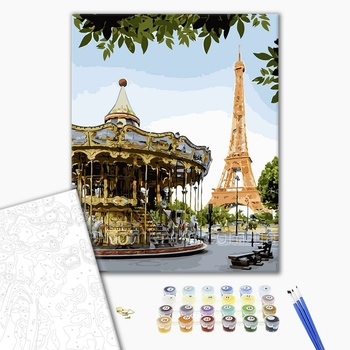 Картина по номерам Города - Веселий Париж