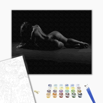 Картина по номерам Люди на картинах - Соблазн