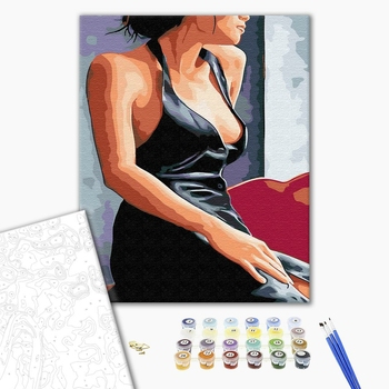 Картина по номерам Люди на картинах - Дівчина біля вікна