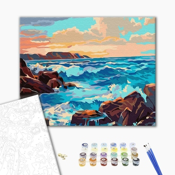 Картина по номерам Природа - Морской прибой